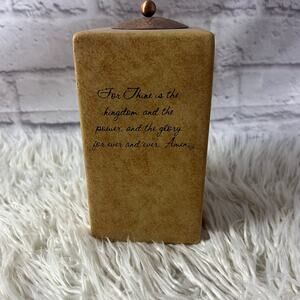 Comfort Candles 05724 The Lords Prayer Tea light Holder